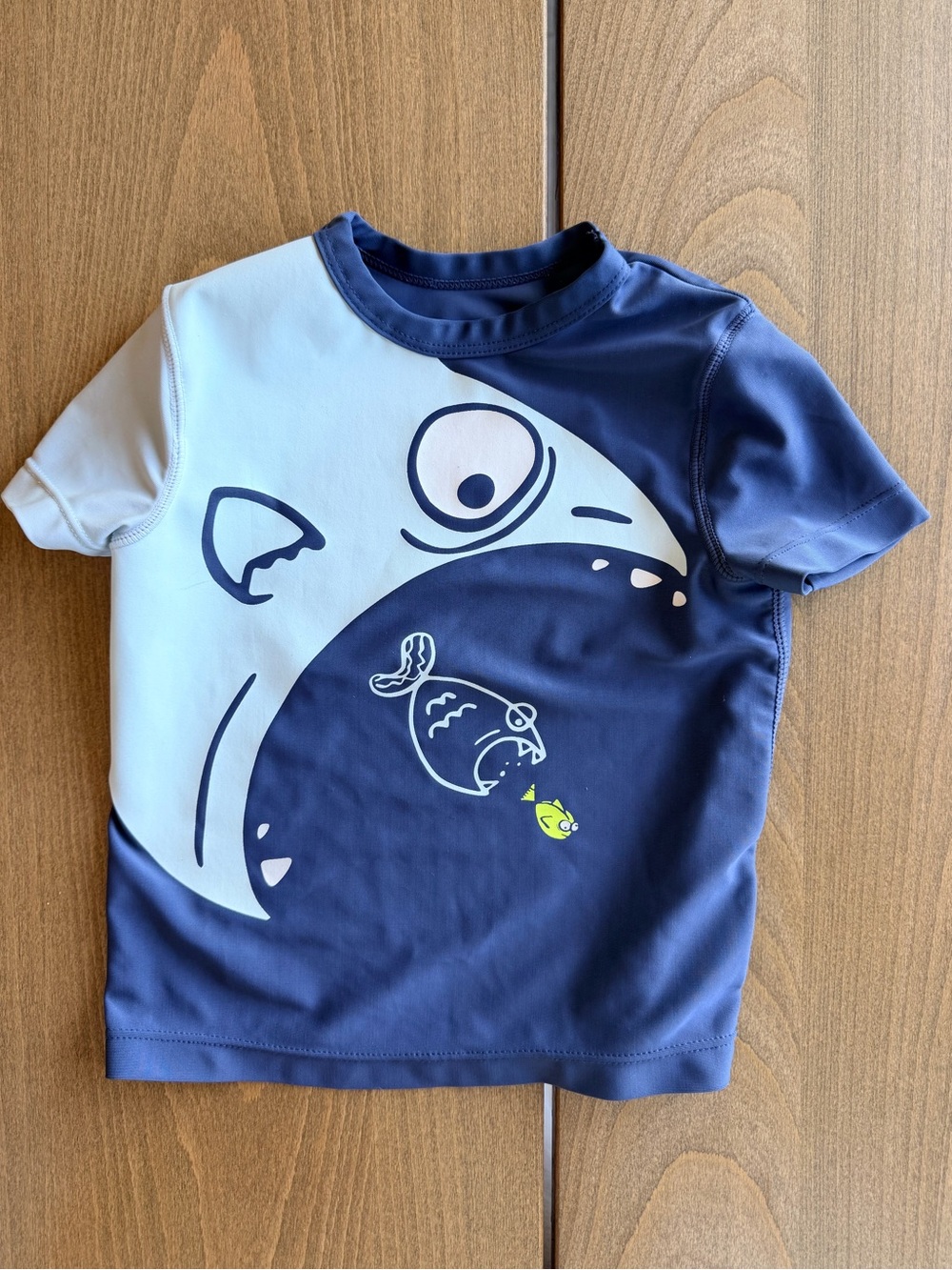 3/$15 Baby GAP Shark Rash Guard Swim Shirt 18-24 M Coast Beach Outfit Swim Top